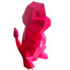 Cofre Porta Moedas Pokemon Low Poly - Charmander - 21cm